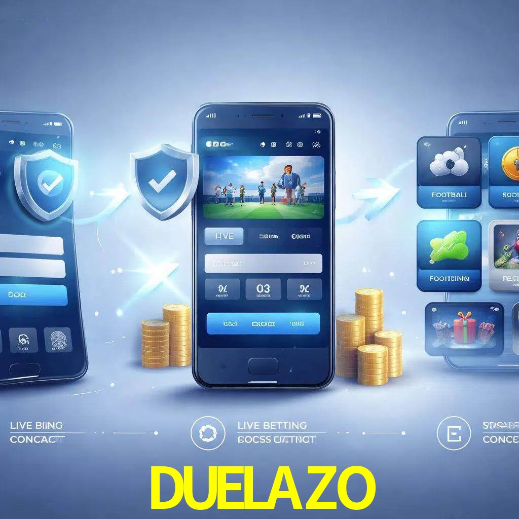 Pasos de acceso a la app DUELAZO en pantalla de teléfono móvil
